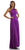 Poly USA - 7022 Long Convertible Twist and Tie Jersey Dress In Purple