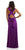 Poly USA - 7022 Long Convertible Twist and Tie Jersey Dress In Purple