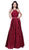 Nox Anabel - 8198 Sleeveless Embroidered Halter Neck A-Line Gown
