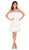 Poly USA - 7006 Sleeveless Illusion Neck Chiffon A-line Dress