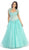 Eureka Fashion - 3004 Applique Sweetheart Ballgown With Bolero Jacket In Green