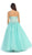 Eureka Fashion - 3004 Applique Sweetheart Ballgown With Bolero Jacket In Green
