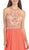 Eureka Fashion - 3888 Sleeveless Beaded Halter Chiffon A-line Dress in Pink