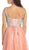 Eureka Fashion - 2401 Beaded One Shoulder Chiffon A-line Dress In Orange