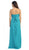 Eureka Fashion - 2564 Heart Shaped Beaded Sweetheart Chiffon Dress In Blue