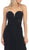 Eureka Fashion - 3018 Lace Sweetheart Long A-line Dress In Black