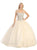 Eureka Fashion - 3005 Jeweled Semi-Sweetheart Ballgown With Bolero