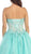 Eureka Fashion - 3004 Applique Sweetheart Ballgown With Bolero Jacket In Green
