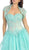 Eureka Fashion - 3004 Applique Sweetheart Ballgown With Bolero Jacket In Green