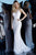 Jovani - 68408 Thin Strapped Sweetheart Trumpet Dress In White