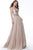 Jovani - JVN62406 Sweetheart Pleated A-Line Evening Dress In Neutral