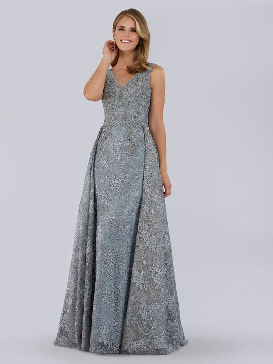 Lara Dresses - 29751 Embellished V-neck A-line Gown