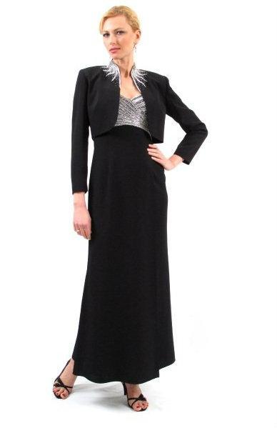 Daymor Couture - Embellished Sweetheart A-Line Dress 703112 in Black and White