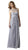 Adrianna Papell - 92869610 Front Knot Foil Polka Dot Chiffon Gown in Gray