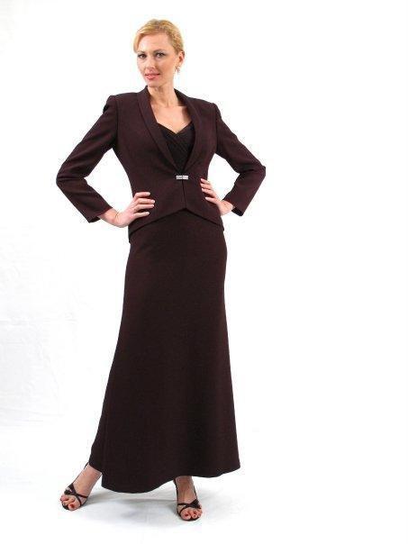 Daymor Couture - Ruched Three Piece Ensemble 70012