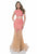 Terani Couture - 1612P1042A Two Piece Lace Prom Dress in Orange